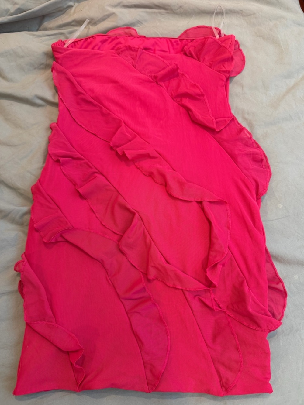 Oh Polly Ruffle Mini Dress - Picture 2 of 2
